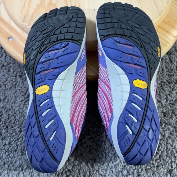 Merrell Pace Glove Trail Running Shoe Womens 8.5 Barefoot Ultra Marine Mulberry - Picture 9 of 9